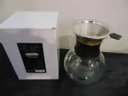 Wilmax Thermo Glass Coffee Decanter with Filter 32 FL OZ 950ml WL 888854/A