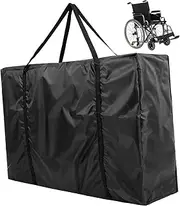 Beavorty Folding Wheelchair Storage Bag Lightweight Durable Multi Use Carrying for Outdoor Activities Foldable Wheelchair Tote Easy to Clean