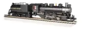 Bachmann USRA 0-6-0 Switcher w/ Tender B&O 1181 (Black/Graphite) - HO Scale