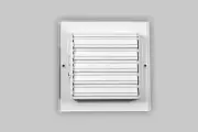 ProSelect PS4CWUU100 6" x 6" Wall / Ceiling Register - White