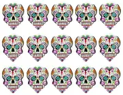 5 Sets Harrows Quadro Standard Dart Flights - Ships w/ Tracking - Death Skull