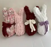Handcrafted Stuffed Bunnies Toy Plushies-READY TO SHIP