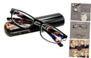 Women Reading Glasses Men High Power Magnification Strong Ex-blkdemi 5.5 x