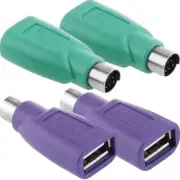 PS/2 to USB A Adapter Male to Female Keyboard Adapter PS-2 Jack to USB A Plug...