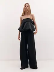 Harris Tapper | Eliza Top in Black | The UNDONE