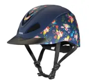 Troxel Horse Dynasty Riding Western Helmet Low Profile Floral Watercolor