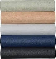 10pcs Book Cloth, 14"x10", Fabric Surface and Paper Backed, Binding Fabric, 5 Colors for DIY Cover, Bookbinding Paper (Style B)