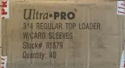 1000 Ultra PRO Regular 3x4 Toploader Top Loader with Sleeves, CASE (40x25 Ct)
