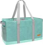 [WONDAY] Large Stand Up Utility Tote Bag, Reusable Grocery Bags Foldable with Waterproof Bottom