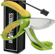 Salad Scissor Chopper, Stainless Steel Vegetable Slicer and Fruit Cutter Salad.