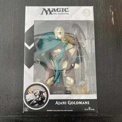 MAGIC THE GATHERING LEGACY COLLECTION AJANI GOLDMANE 7" FIG SERIES 1 #3 NIB 2014