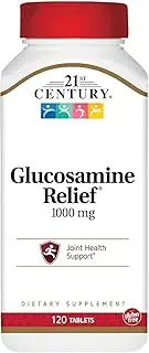 21st Century Glucosamine Relief 1000 mg Tablets, 120 Count