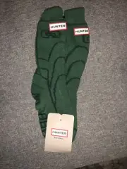 Hunter Kids Unisex Sz L 4-6 Boot Hunter Green Sock