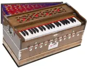 Harmonium By Kaayna Musicals, 11 Stops- 5 Drone, 3½ Octaves, Gig Bag, 440 Hz