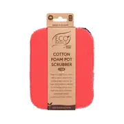 White Magic Eco Basics Foam Pot Scrubber 2Pk
