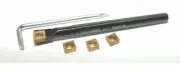 Glanze CCMT Indexable Lathe Boring Bar Tool Set with 4 Inserts 12 MM Shank
