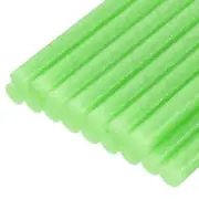 Mini Hot Glue Gun Sticks 4" x 0.43" for Glue Guns Glitter Fruit Green 16pcs