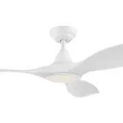 Eglo Noosa 52" ABS 3 Blade DC Ceiling Fan with 18W LED Tri Colour Light & Remote