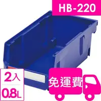 在飛比找Yahoo!奇摩拍賣優惠-【方陣收納】樹德耐衝整理盒HB-220 2入