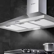 900mm Range Hood 90cm Rangehood Stainless Steel Kitchen Ventilation Appliance