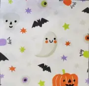 Two (2) Halloween Ghost Bat Pumpkin Paper Luncheon Napkins Art Decoupage