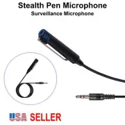 Stealth Pen Microphone, Surveillance Microphone for Discreet Covert Recordings