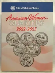 Whitman American Women Quarters Coin Folder 2022-2025 Album Book