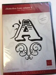 Chatterbox Fonts, Dingbat and Doodles, Volume 3 - NEW