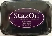 TSUKINEKO STAZON SOLVENT INKPAD ~ROYAL PURPLE CODE SZ-101