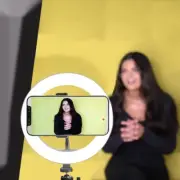 Vivitar 8 Inch LED Ring Light with Tripod Stand and Cell Phone Holder, Video
