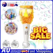 Olympic Torch Bubble Maker with Rechargeable Battery and 2 Bottles Bubble