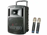 在飛比找樂天市場購物網優惠-MIPRO MA-808 大型行動式擴音喇叭 附二支無線麥克