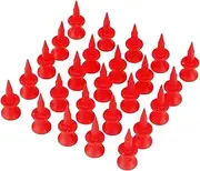 Short Golf Tees – 25 Pack Double Layer for Putting Green, Golf Training Aids | Low Profile Golfs Supplies, Practice Ball Holder for Swing Accuracy, Portable Tees for All Skill Levels