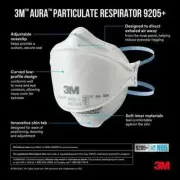 3M Aura 9205+ particulate / respirator face mask 50 count