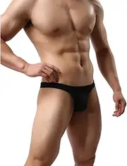 [MuscleMate] Men's Thong G-String Underwear, Hot Men's ThongT-Back Underwear, No Visible Lines.
