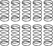 uxcell 20Pcs Compression Spring, 19mm OD, 1.2mm Wire Size, 40mm Free Length, Spring Steel Construction Extended Mechanical Compression Springs for Shop and Home Repairs, Black
