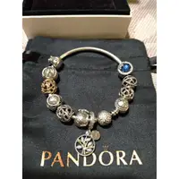 在飛比找蝦皮購物優惠-正品 Pandora手環 潘朵拉銀飾 正品串珠手環 銀手鍊 