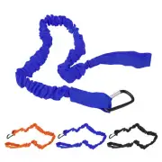 Kayak Paddle Rope Leash Elastic Lightweight Nylon Coiled Paddle Straps