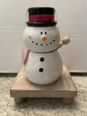 Magenta Home Snowman Honey Pot & Dipper Christmas set