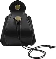 Game Dice Bag,Dice Container Drawstring Pouch in Artificial Leather | Portable Multi-Functional Organizer, Board Playing Card Entertainment Companion for Boys, Teens, Students, Adults