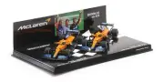 1:43 MINICHAMPS Mclaren Mcl35M Car Set 1 & 2 Posto Italian F1 Gp 2021 532210304