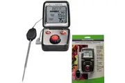 Digital Cooking & Barbeque Thermometer ACURITE Programmable Monitor BBQ Grill