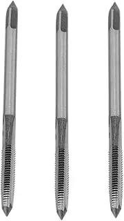 Respicefinem 3Pcs Set M3 M4 M5 Bearing Steel Hand Thread Tap Screw Taps Tool For Cutting New Threads Or Repairing Damaged Threads On Wood Plastic Aluminum And Other Soft Materials (M5)