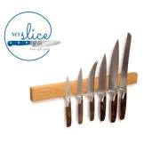 Cheftech 45cm Solid Oak Magnetic Knife Rack