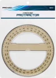 PROART 4" 360 DEGREE PROTRACTOR, CHARTPAK,BEROL,RAPIDESIGN