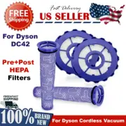 4x HEPA Post & Pre Motor Filter Replacement For Dyson DC40 DC42 Animal Vacuum