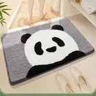 40x60cm Panda Bathroom Carpet Microfiber Bedside Floor Mat Bath Mat Rug Kids