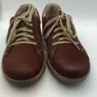 Josef Seibel Steffi 62 leather sneaker shoe size 37 or 6 on Bordeaux, new