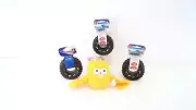 LOT OF 4 DOG TOYS BART TENNIS BALL FLEECE THE SIMPSONS HARTZ SQUEAKY TIRE