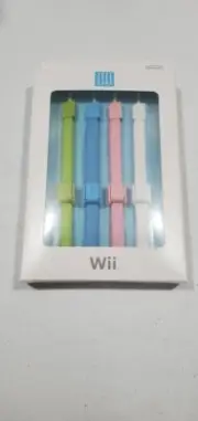 4 NEW Official OEM Nintendo Wii Remote Wrist Strap RVL-018 Pink Blue White Green